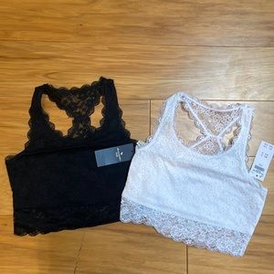 2 Abercrombie kids lace razor back tank bras from Abercrombie&Fitch
